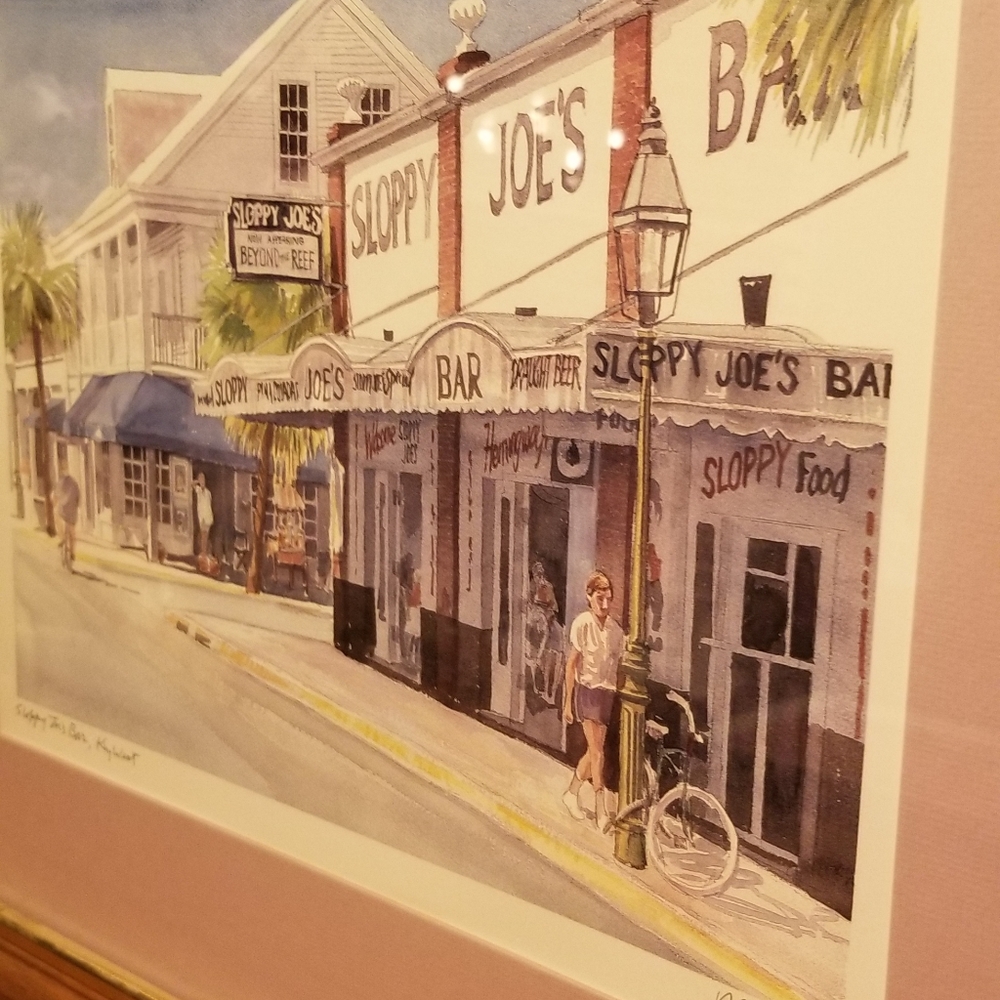 Key West World Famous SLOPPY JOE'S Artwork - Picture 9 of 12